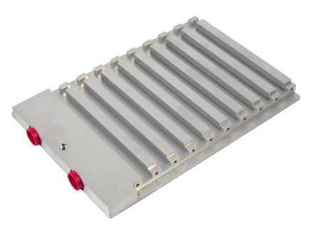 water-cooled plate wassergekühlte Platte