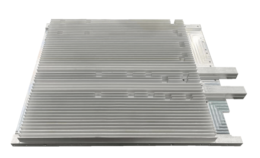 Aluminium water-cooled panels Wassergekühlte Aluminiumpaneele