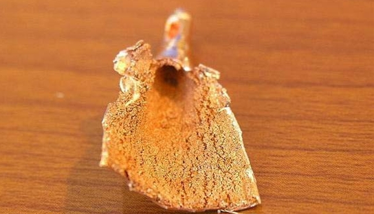 Gesinterter Kapillarkern aus Kupferpulver