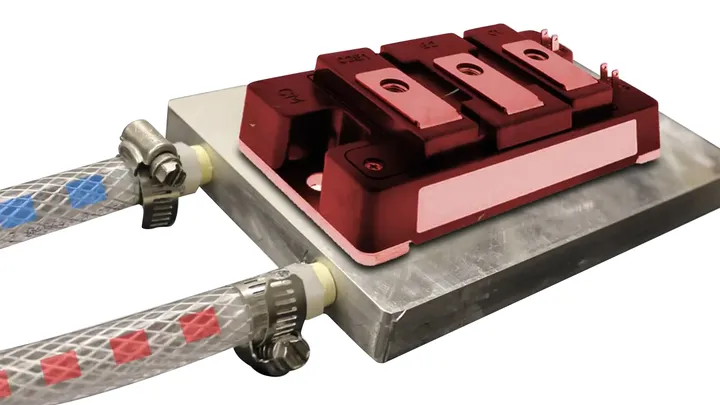 water cooling plate Wasserkühlplatte