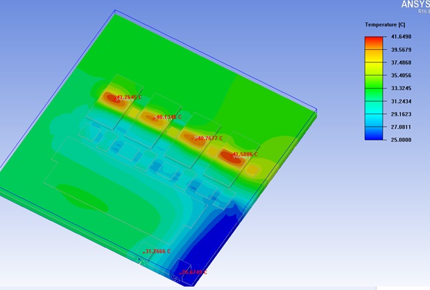 wassergek&uuml;hlte K&uuml;hlplatte
