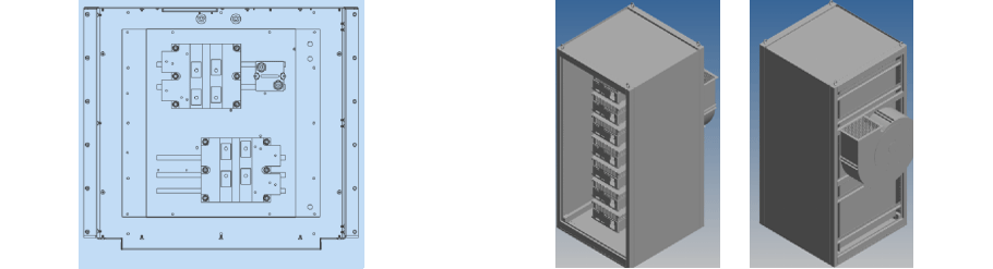 Wassergekühlter Kühlkörper für SVG