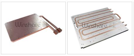 how to customized water cooled plate wie man eine wassergekühlte Platte individuell anpasst