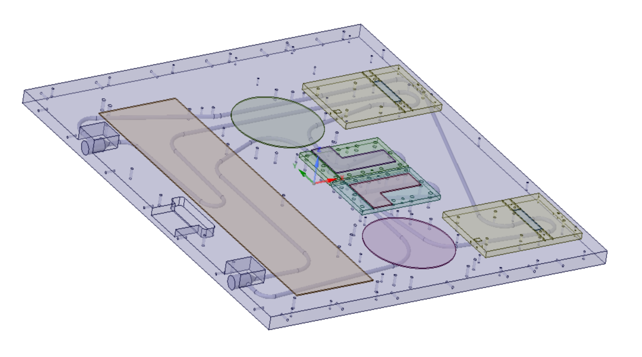Das Str&ouml;mungsmodell wird aus der Ansys16.0 SCDM-Software extrahiert