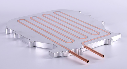 Kupferrohrfl&uuml;ssigkeitskalteplatte
