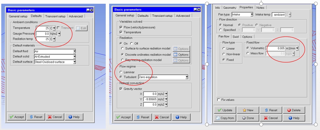 Parametereinstellungen 1