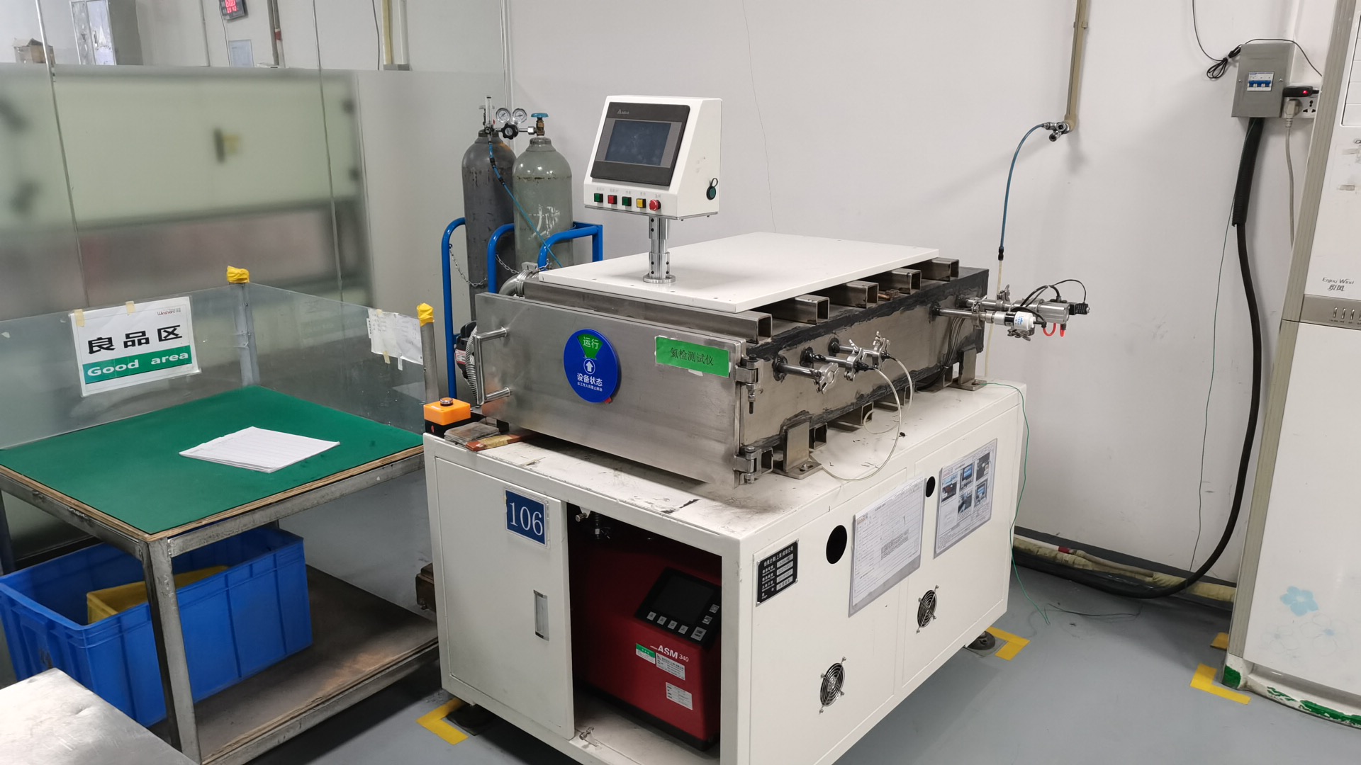 Helium-Leck-Testmaschine