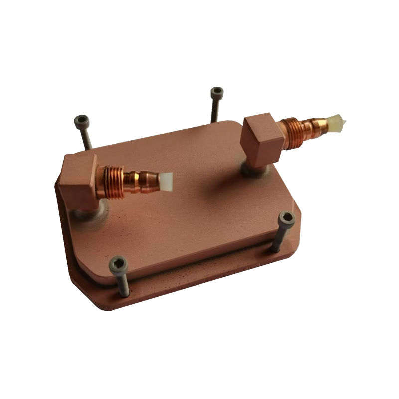 Sandblasting of heat sinks Sandstrahlen von Kühlkörpern